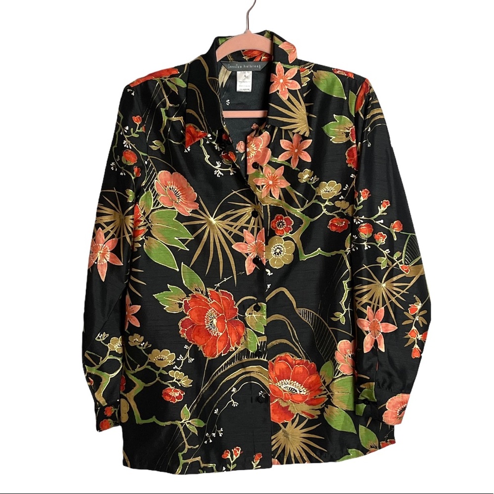 Vintage floral print tunic Jessica Holbrook tunic